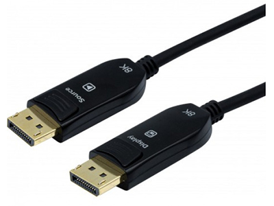 Câble DisplayPort, 1.4, actif (prolongateur intégré), optique, TLC