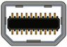 Mini DisplayPort Femelle