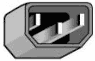 IEC C14 Mâle