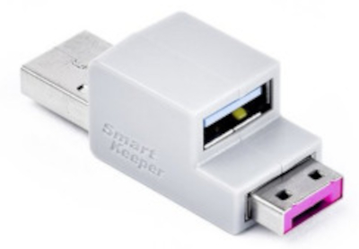 Bloqueur pour cordon USB A, Fuschia, Smartkeeper