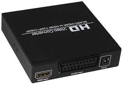 Péritel vers HDMI Adaptateur,1080p HD Convertisseur Scart vers