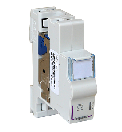 Connecteur RJ45 pour rail Din, Cat6, STP