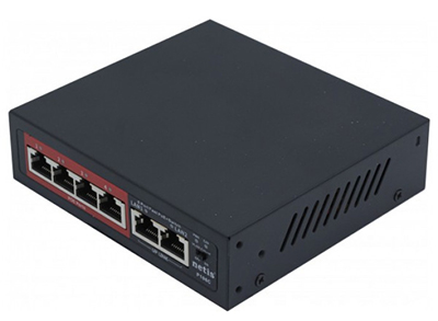 Switch Ethernet RJ45 10/100, PoE, 65 ou 120 watts, Stonet P106C, P110C, Netis