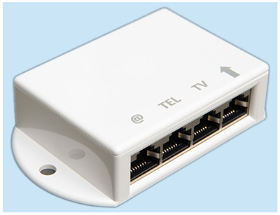 Doubleur RJ45 (ethernet + téléphone) C901851 