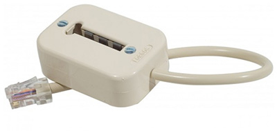 Adaptateur RJ45 mâle vers prise gigogne femelle, par