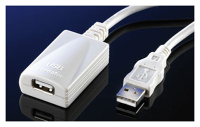 Rallonge USB 2.0 active, 1 port, Value