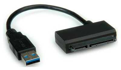 Adaptateur USB 3.0 (3.2 Gen 1) / Sata III, 6.0 Gbit/s, Roline