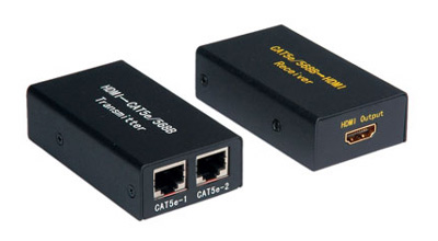 Prolongateur actif HDMI via RJ45 (deux câbles RJ45 nécessaires), Value