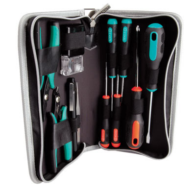 Trousse de pinces et tournevis, 11 pièces, Rotronic