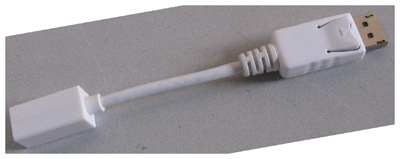 Adaptateur DisplayPort mâle vers Mini-DisplayPort femelle, 1.2, Roline