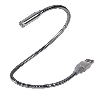Lampe Col de cygne, flexible, USB, Hama