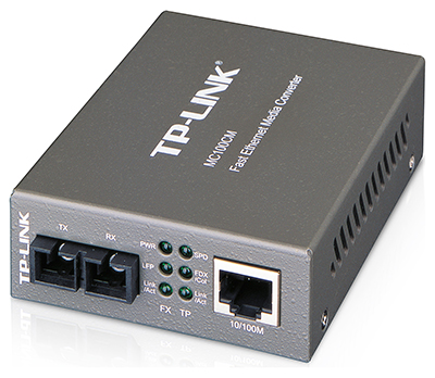 Convertisseur RJ45 Fast Ethernet / Fibre optique Multimode SC, MC100CM, TP-Link