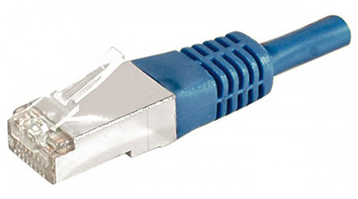 Cordon RJ45 Cat6a, FTP, surmoulé, Dexlan