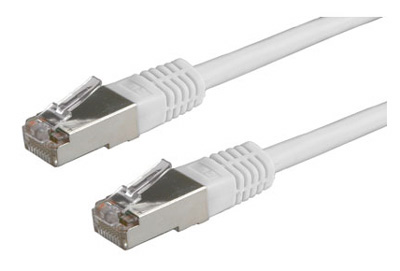 Cordon RJ45 CROISÉ Cat5e, FTP, surmoulé, Roline