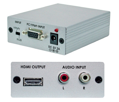 Convertisseur VGA ou composantes (YUV) vers HDMI, Real Cable