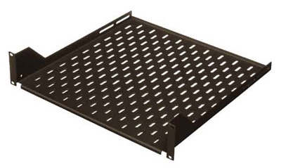 Plateau fixe 19 pouces, 2U, profondeur 450, 60 kg, par paire, Conteg