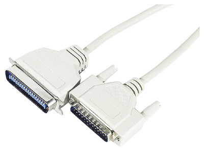 Câble pour imprimante parallèle, Centronics C36 / DB25, non-IEEE, TLC