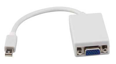 Adaptateur Mini-DisplayPort mâle vers VGA (HDDB15) femelle, actif, Roline