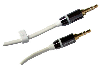 Câble Jack 3,52 mm Stéréo, Or, iPlug, Real Cable