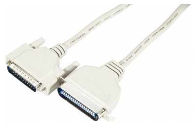 Câble pour imprimante parallèle, Centronics C36 / DB25, IEEE 1284, vis longues, TLC