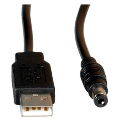 Câble d'alimentation USB A mâle / DC mâle (Type N), Roline