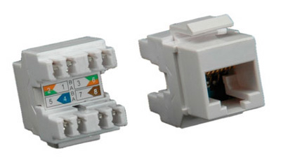 Connecteur RJ45, Cat6, UTP, Keystone, Roline