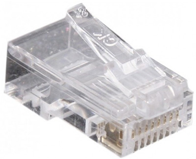 Prise RJ45 mâle, Non-blindé (UTP), pour téléphone, 8/8, à sertir, TLC