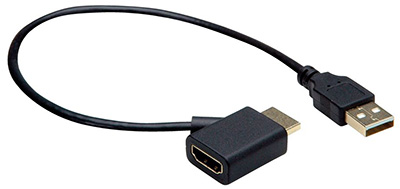 Cordon d'alimentation USB vers HDMI 2.0, 4K, UHD-1, par