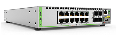 Switch Ethernet RJ45 10Gigabit + 4 x SFP, administrable niveau 3, rackable, XS916MXT, Allied Telesis