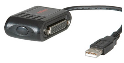 Convertisseur USB 2.0, A mâle / Série DB9 mâle et Parallèle DB25 femelle, Roline