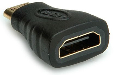 Adaptateur mini-HDMI (C) mâle / HDMI femelle, Value
