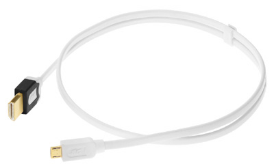 Câble MHL (micro-USB B mâle) vers HDMI, plat, Real Cable