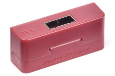 Bouchon à verrou pour bloquer tout Port DVI, Fuschia, Smartkeeper