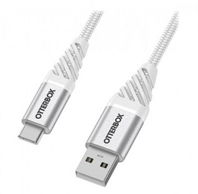 CABLE USB TYPE-C CHARGE RAPIDE TPE (1 M, 6 A) (BLANC)