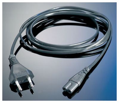 Câble d'alimentation bipolaire type C7, 230 V - 1,50 m