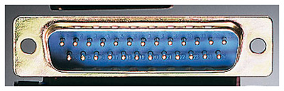 Connecteur DB25 mâle, à souder, Rotronic