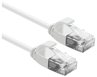 Cordon RJ45 Cat6a, UTP, surmoulé, Slim, sans halogène, Roline