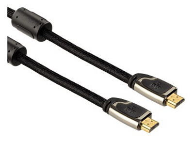 Câble HDMI, High speed, canal Ethernet (1.4), ferrites, Hama