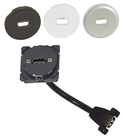 PRISE MURALE HDMI-WPC-G - Prises HDMI - Delta