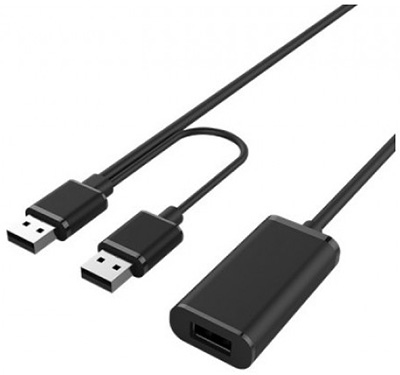 Rallonge USB 2.0 active, grande longueur (20 mètres), 1 port, TLC