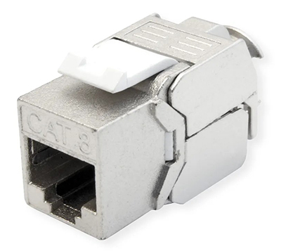 Connecteur RJ45, Cat8, blindé SFTP (STP), Keystone, premier prix, Value