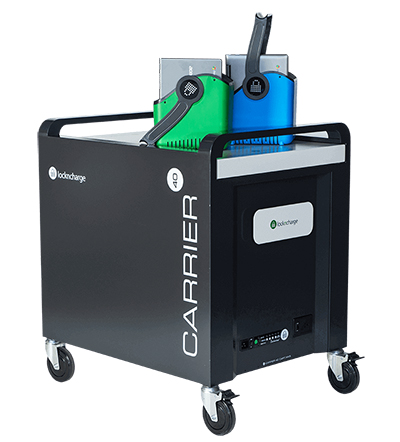 Chariot pour rangement et charge tablettes, PC portables, Carrier, LocknCharge
