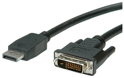 Câble DisplayPort vers DVI (DVI-D), Dual Link, sans halogène, Value