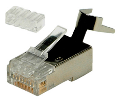 Prise RJ45 mâle, Cat6, Blindée (FTP)