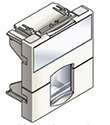 Plastron Schneider, 2 modules