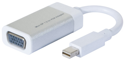 Adaptateur Mini-DisplayPort mâle vers VGA (HDDB15) femelle, actif, 1.2, TLC