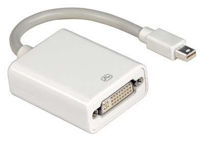 Adaptateur Mini-DisplayPort mâle vers DVI-I femelle, Dual Link, Hama