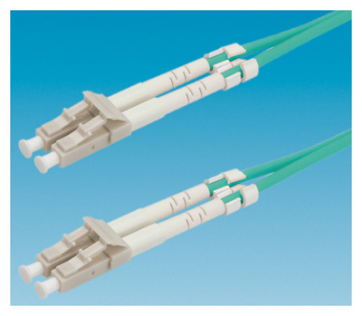 Jarretière optique LC / LC Duplex, Multimode, OM3, OM4, connecteurs Low-loss, sans halogène, Roline
