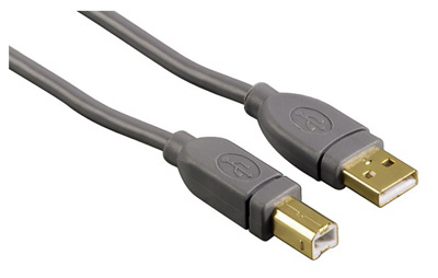 Câble USB 2.0, A / B, Or, Hama