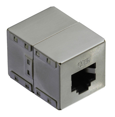 Coupleur RJ45 en ligne, Cat6, Blindé, Value